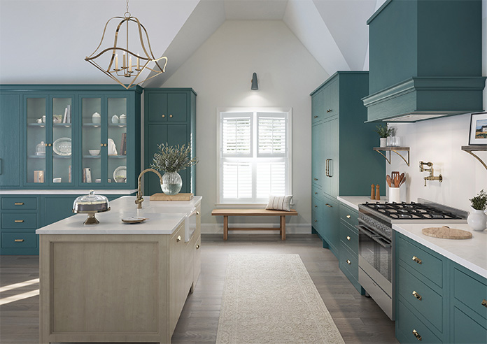 Bromley, Cool Grey - Tier on Tier Twist&Fit Plantation Shutter - Image 9